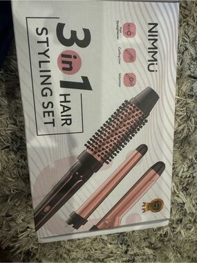 3-in-1 Women's Hair Styling Set - Rose Gold